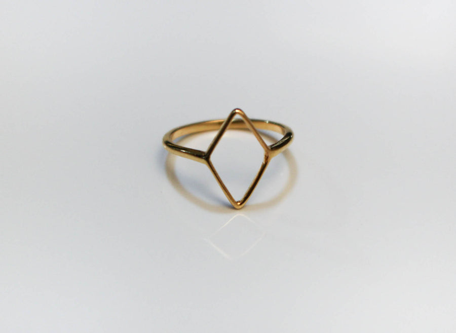 Diamond Shaped Stacking Ring